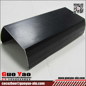 Black Anodizing Extruded Aluminum Profiles For Camera Shelf