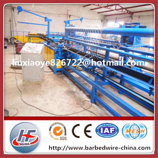 New Design Automatic Diamond Wire Mesh Fence Equipment,Fully-automatic Chain Link Fencing Machine