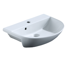 HOT Bathroom Products: Above Counter Semi-Recessed Basins - Ceramic Wash Basin