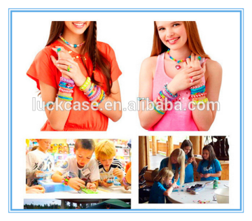 2016 Hot selling Practical Colorful charming exploit kids intelligence DIY silicone bracelets