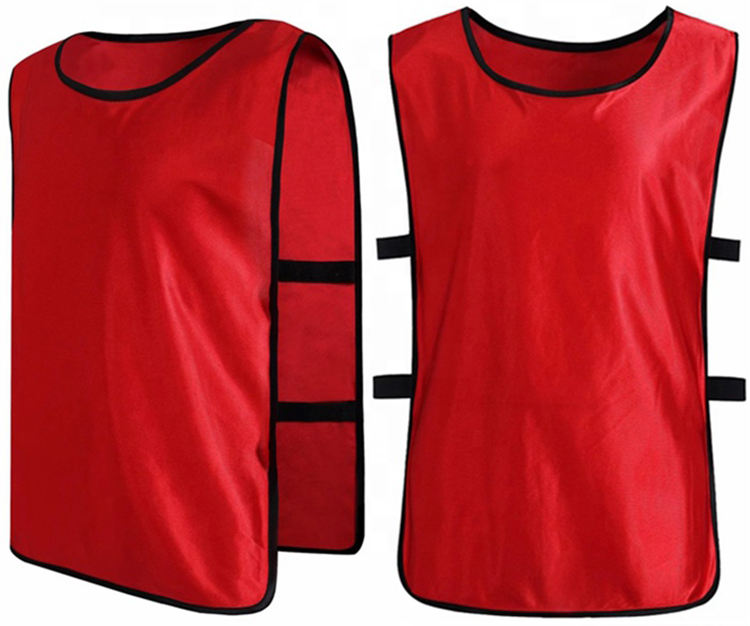 Customize Logo Printing Cheap High Quality Mesh Soccer Football Training Vest Bibs Wholesale