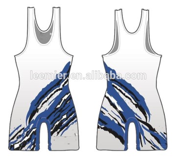 custom sea water design wrestling jersey for boy