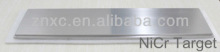 Nickel Chromium (Ni/Cr, 80/20 wt%) Sputtering Targets
