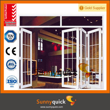 2014 new style heavy duty aluminum glass patio folding door