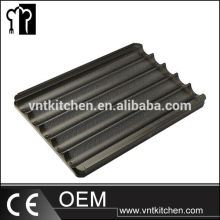 VNTH031 Bakeware Non-stick 5 Loaf French Baguette Bread Pan