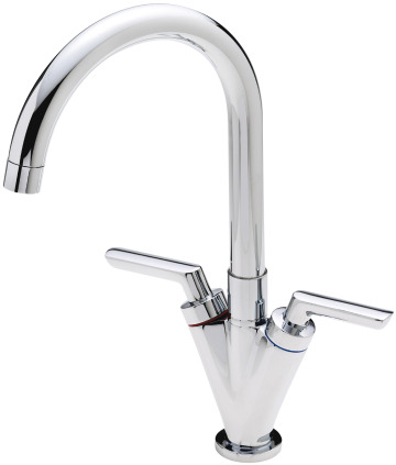 double handle european style kitchen sink mixer with high sale