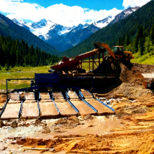 Mobile Alluvial & Sand Gold Washing Processing Plant