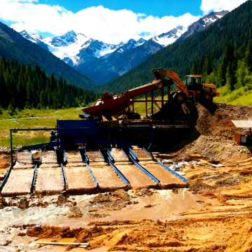 Mobile Alluvial & Sand Gold Washing Processing Plant