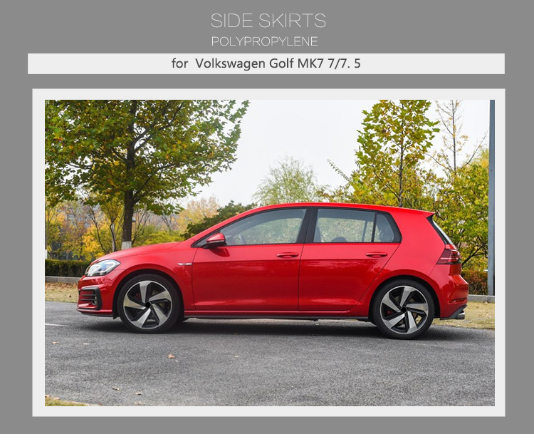 ABS car side skirt kit for Volkswagen Golf MK7 7and 7. 5 2014-2018