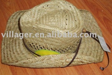 western rush straw hat