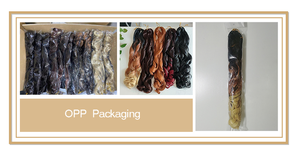 Synthetic French Curl Braiding Hair 150g wavy braiding hair curly braids attachment hair extensions