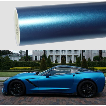 Matte Blue Car Wrap Vinil