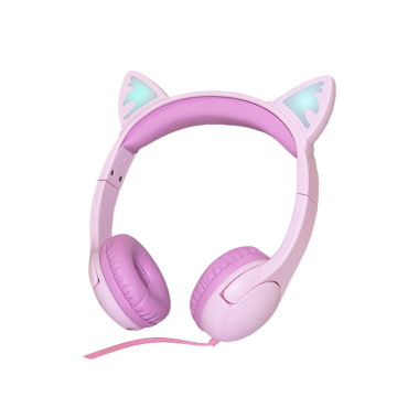 Auriculares BSCI con características flexibles coloridas y atractivas que son perfectas como regalo para niños o fanáticos del cosplay