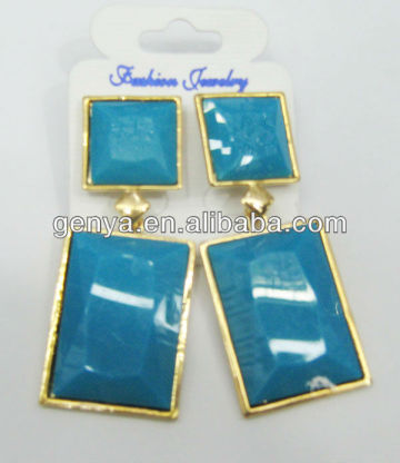 Fashion Colorful Resin Earrings