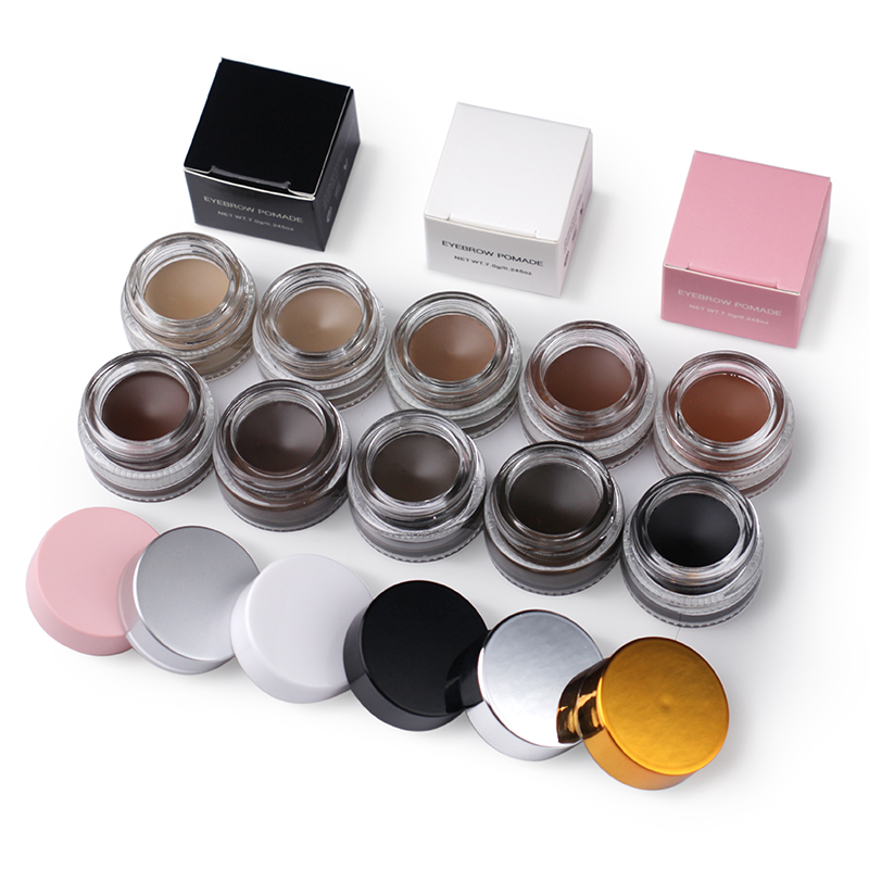 eyebrow cream 10 colors long lasting Waterproof eyebrow gel cosmetic vegan Eyebrow nourishing cream private logo