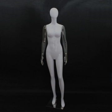 clear manikin plastic female full body manikin