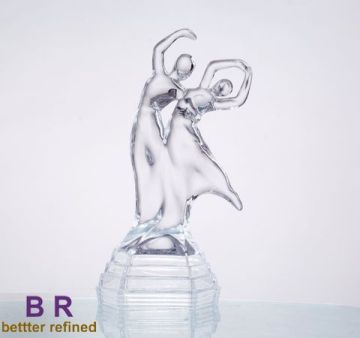 Decorative Crystal Glass Dancer for Home