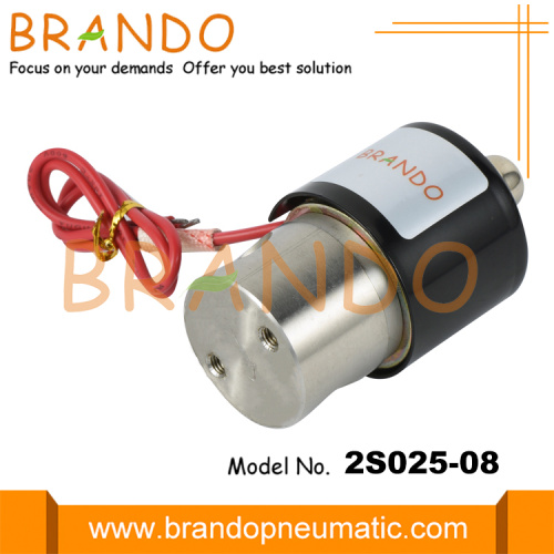 2S025-08 SUS-8 Válvula solenoide de acero inoxidable 1/4 &#39;&#39; 220V