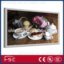 Wall mount led fabric snap frame light box for billboard