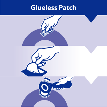 Ttire patch bicycle tire glueless patch