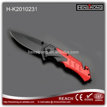CE certificate Colorful Foldable Aluminum Handle Knife