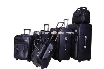 6pcs PU leather luggage bags