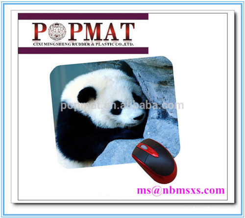 Competitive price Non Slip Cute Panda Logo mouse pad