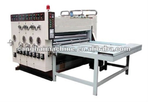 carton machinery semi-auto printing slotting machine