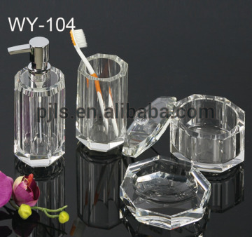 crystal bathware sets and accessories
