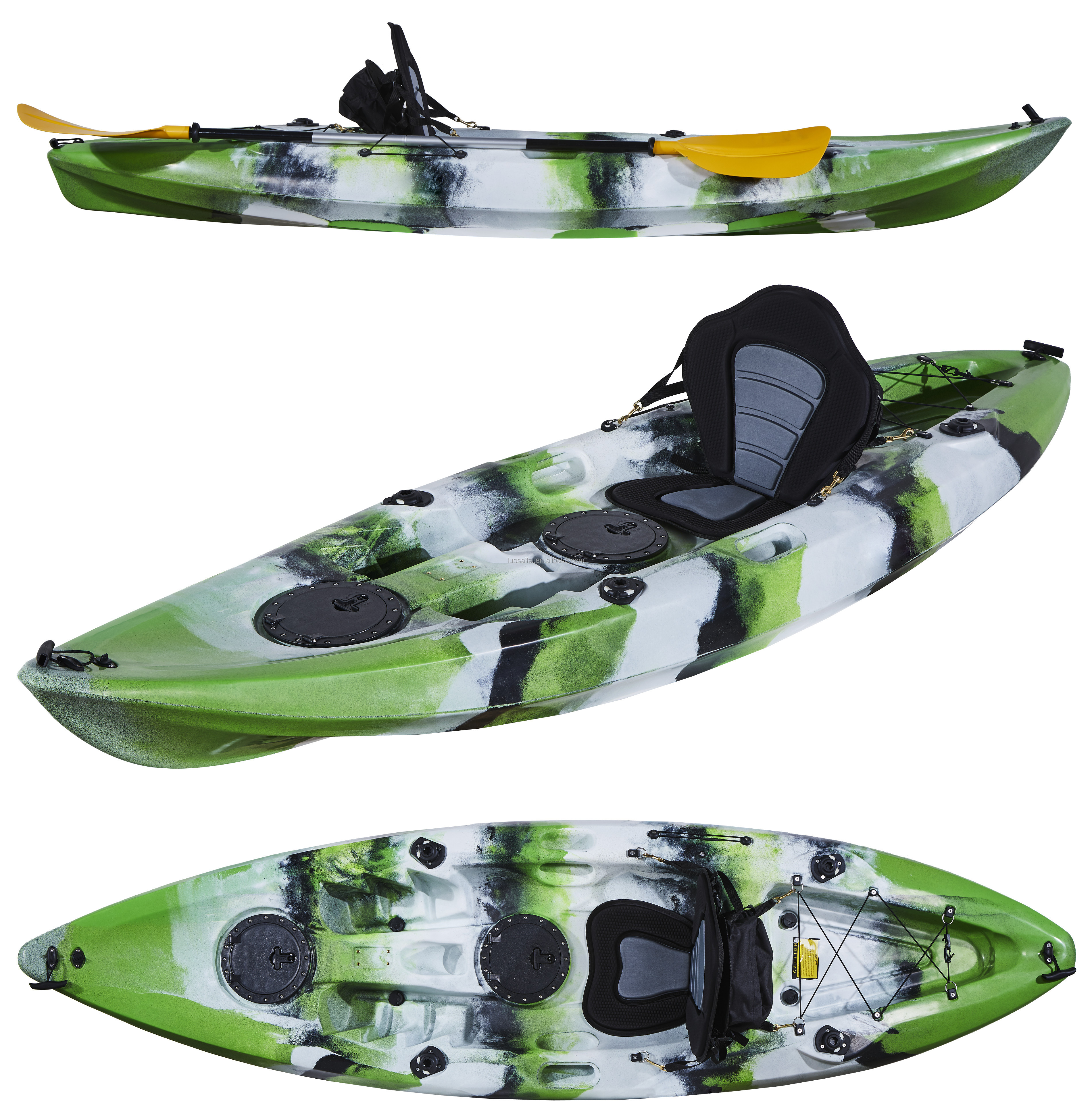 LLDPE Material and 1 Paddlers (Max) fishing kayak for USA