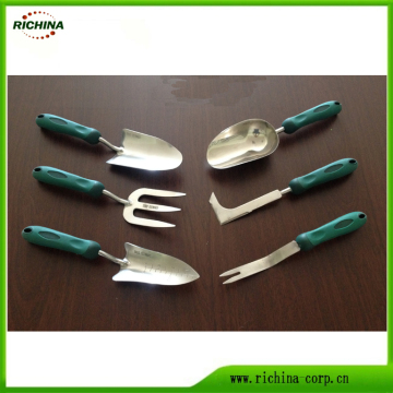 Stainless Steel Garden Hand Tools with Plastic Handle