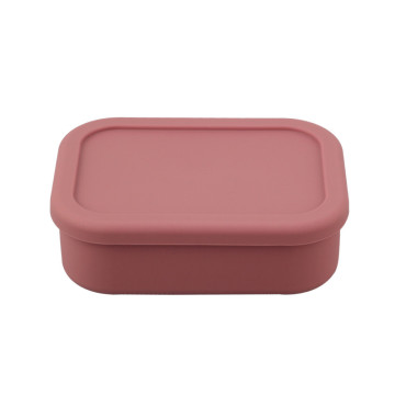 Box da pranzo al silicone cuboide per bambini e adulti