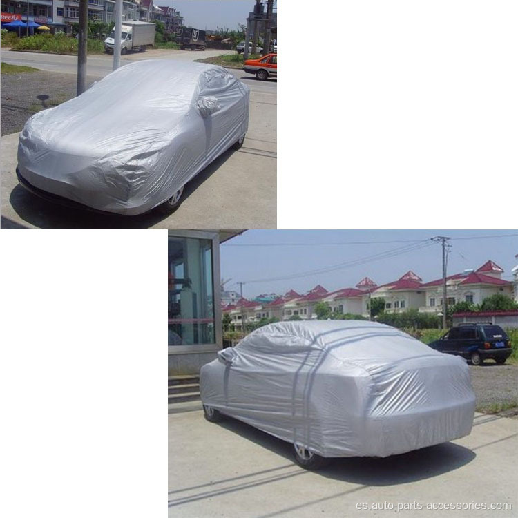 Cubierta de automóvil inflable plateado cubierta de automóvil de protección de granizo