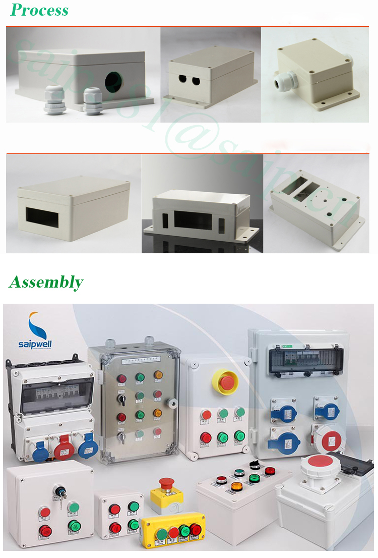 SAIP/SAIPWELL 270*230*110*5mm Electrical PVC Box Explosion proof Junction Box