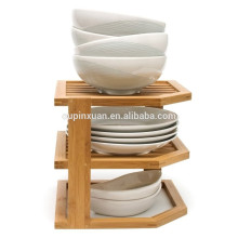 Home Basics Bamboo dish drainer Dish Rack Bamboo 3-Tier Corner Shelf