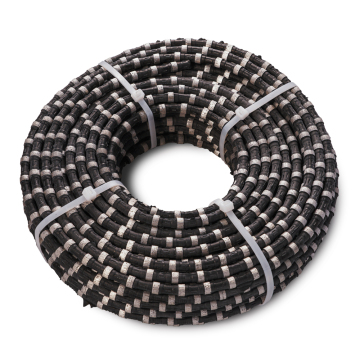 High Quality D11.5 D12.0mm Hot Pressed Sintering Beads Wire Rope Saw for Concrete Cutting