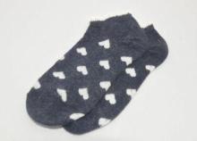 Customize Knitted Wool Ankle Socks Jacquard / Pithiness Sty