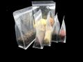 sac d&#39;orgue de fermeture à glissière en plastique pour la nourriture de sucrerie