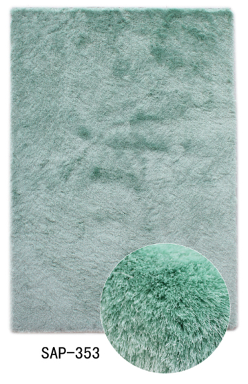 Silk Polyester Thin Yarn Shaggy Rug