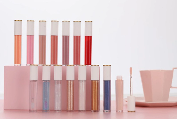 Best Selling Vegan Liquid Lipstick Shimmer Cosmetic Glossy Lipgloss Private Label Makeup Lip Gloss Glitter