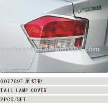 CHROME TAIL LAMP COVER FOR CITY '09 ON