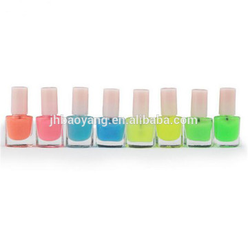 custom logo nail polish shinning glow in the dark nail polish