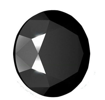 3.5mm 0.22 Carats Natural Black Spinel For Black Spinel Rings