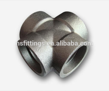 F11 forged ASME B16.11 cross sw pipefittings class3000/6000 stainless steel