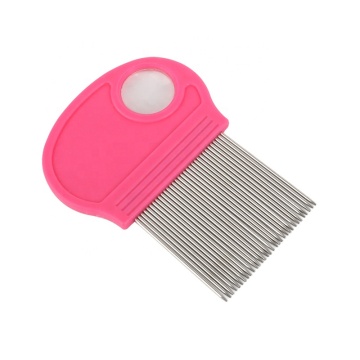 Cleaner Comb Pet Needle Comb With Magnifying Glass