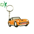 Tùy chỉnh chất lượng cao 3D xe Shape Silicone Keyring