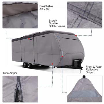 Upgraded Waterproof 500D Top Travel Trailer Cover
