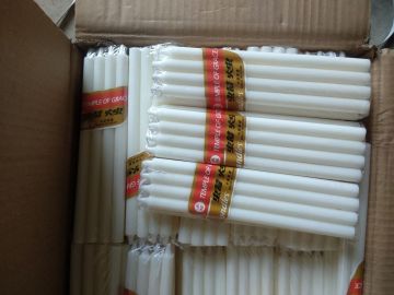 white stick candle for household lighting