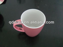 Wholesale ceramic mugs,ceramic mug with spoon in handle,paintable ceramics mug