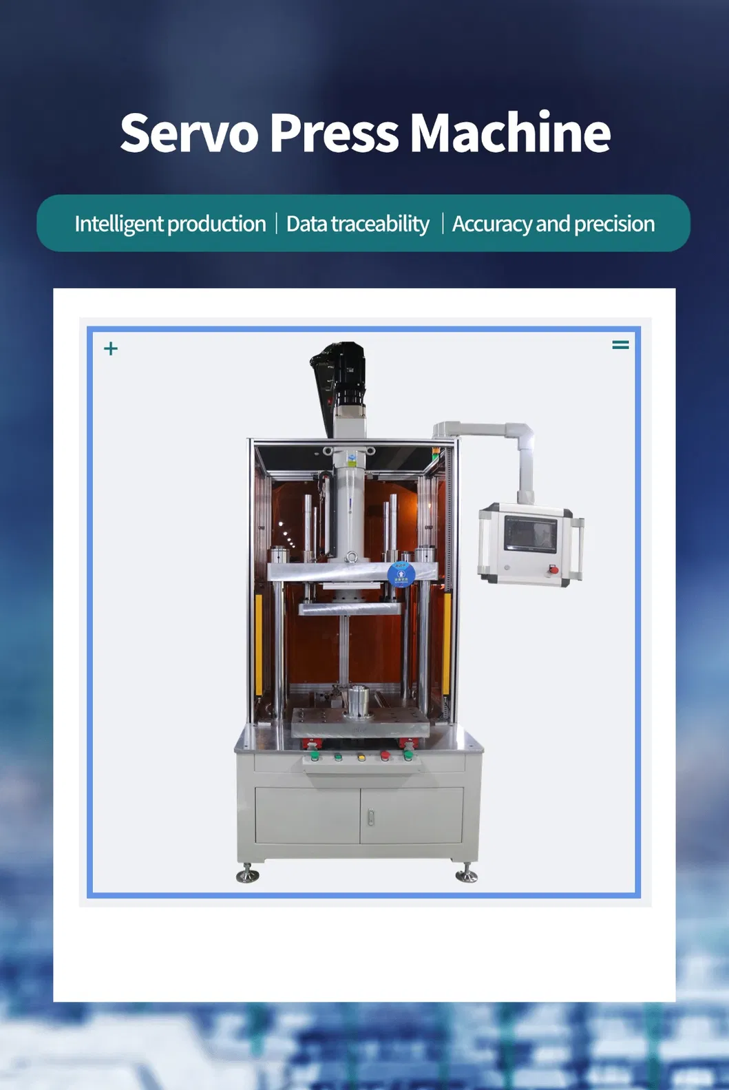Вялікі танажнае сервоприс націскаў 10 тон 5 тон высокаказанай на прэс-машыне з ЧПУ